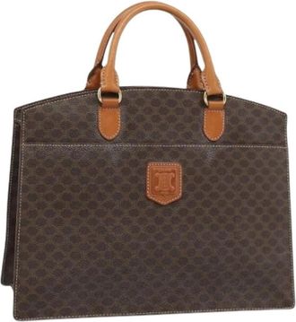 Celine Pre-owned Vintage Hand Bag - Dames - Vintage Handtas - Bruin - ONE Size - Leer - Vintage