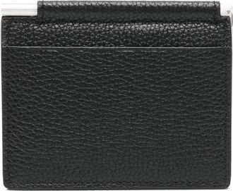 Tom Ford Mens Bi-Fold Card Holder Black Leather Calfskin Wallets & Cardholders