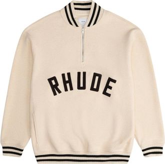Rhude Heren, Sweatshirts & Hoodies, Beige, Maat: XS Katoen