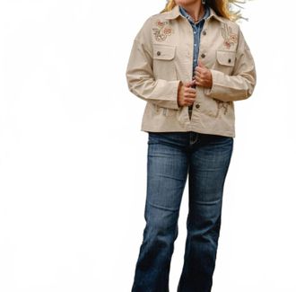 Stetson Rodeo Days Embroidered Jacket In Beige