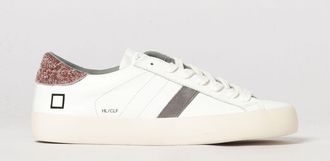D.A.T.E. D. A.T. E. Hill Low Top Smooth Leather Sneakers with Terrycloth Lining