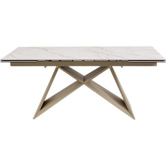 Kare Design Mesa ext. Nelly gris 180(40+40)x90cm