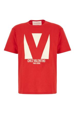 Valentino Garavani Red Cotton T-Shirt