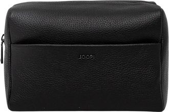 Joop Cardona Eris Washbag - Heren - Toilettassen - Zwart - ONE Size - Leer - Tassen