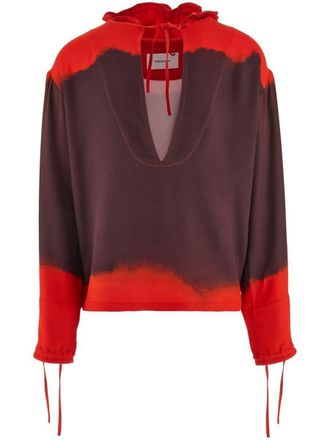 Ferragamo Printed Oversized Kaftan