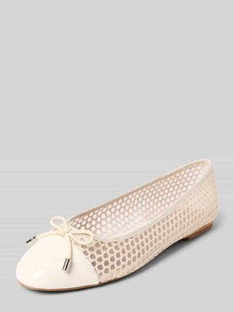 Inuovo Ballerinas mit Schleifendetail in Offwhite, Gr&ouml;&szlig;e 37