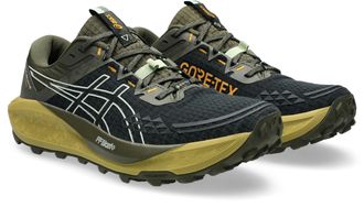 Asics Trailrunningschuh ASICS GEL-TRABUCO 13 GORE-TEX, Herren, Gr. 44, schwarz, whisper gr&uuml;n, Textil, Schuhe Trailrunningschuh, wasserdicht