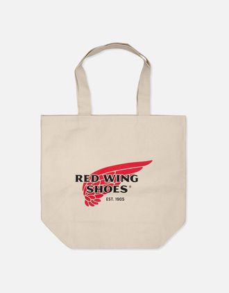 Red Wing Shoes Mens Red Wing Canvas Tote Bag - White