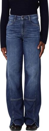 Emporio Armani 5-Pocket Jeans - Dames - Loose Fit Jeans - Blauw - W27 - Katoen - Jeans