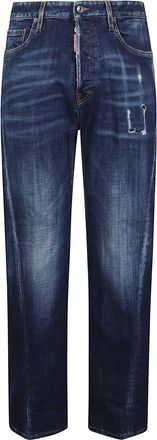 Dsquared2 Loose Twisted Cotton-Blend Jeans