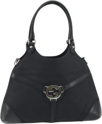 Gucci Pre-owned Vintage Schoudertas - Dames - Vintage Schoudertas - Zwart - ONE Size - Leer - Vintage