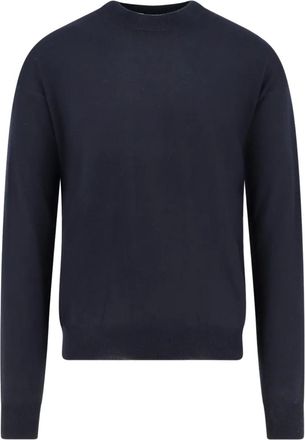 Alpha Studio ribbed sweater - men - Merino - 50 - Blue