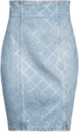 Balmain BOTTOMWEAR - Denim skirts sur YOOX.COM