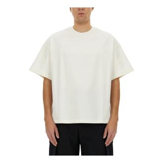 Jil Sander T-Shirts, male, White, Size: S T-Shirt CN SS