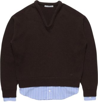 Acne Studios Donna, Maglie, Marrone, S, new