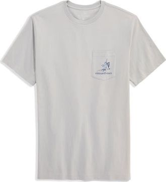 Vineyard Vines Fish N Chips Cotton Graphic T-Shirt in Granite at Nordstrom, Size X-Large