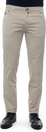 Borrelli Napoli Pantalone 5 tasche Caraciolo Beige Luigi Borrelli Uomo