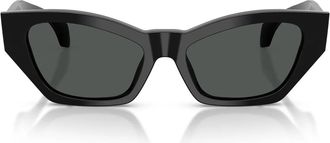 Versace Sunglasses Ve4488 U Gb1/87 Black/Dark Gray Women