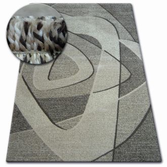 RugsX Rugsx - Alfombra Shadow 8594 Marr&oacute;n/beige Claro Beige 120x170 Cm