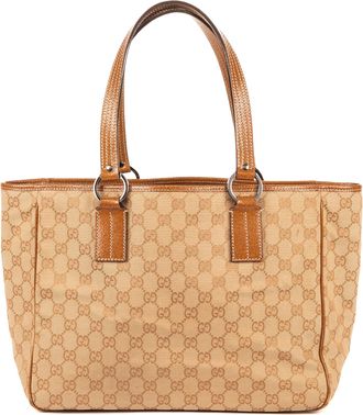 Gucci Pre-owned Womens Shoulder Tote Bag - Tan - One Size