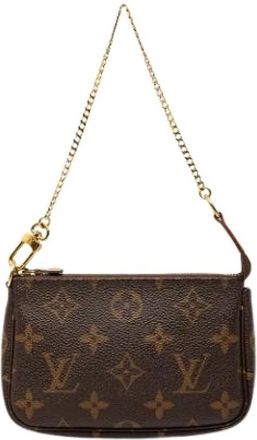 Louis Vuitton Pre-owned Mini Bags, female, Brown, Size: ONE SIZE Pre-owned Mini Pochette Accessoires