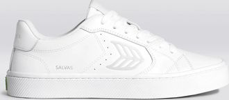 Cariuma Womens Cariuma Salvas 411301W26W Sneakers White Leather Lifestyle Shoes HAWK127