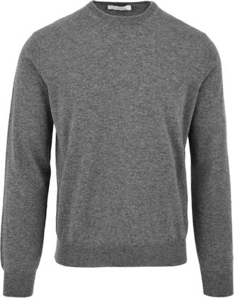 FILIPPO DE LAURENTIIS B29141 Cashmere Trui - Heren - Cashmere truien - Grijs - 2XL - Kasjmier - Truien & Vesten