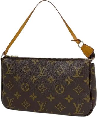 Louis Vuitton Pre-owned Shoulder Bags, female, Brown, Size: ONE SIZE Pre-owned Pochette Pouch