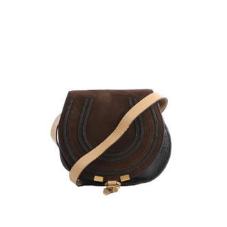 Chlo&eacute; Pre-owned Cross Body Bags, female, Brown, Size: ONE SIZE Pre-owned Marcie Mini Crossbody