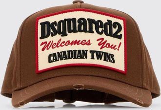 Dsquared2 Cappello Dsquared2 in twill di cotone con patch logo