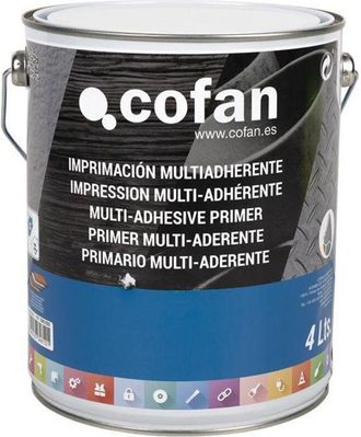 cofan Imprimacion Multiadherente Al Disolvente 4 L, Imprimaci&oacute;n Fijadora Al Disolvente Fabricada Con Resinas Acr&iacute;licas En Base Solvente Que Sirve De Prepara