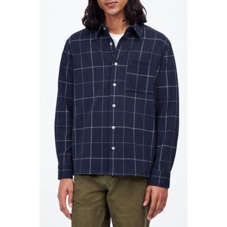 Madewell Devoe Button-Up Shirt in Juniper Berry at Nordstrom Rack, Size Xx-Large