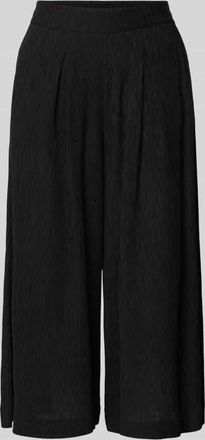 s.Oliver Black Label Loose Fit Culotte aus Lyocell-Mix in Black, Gr&ouml;&szlig;e 36
