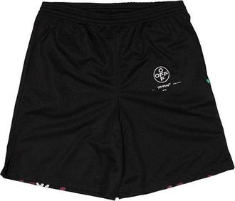 Off-white C/O Virgil Abloh MenS Black Diag Stencil Mesh Shorts OMCI005R191010151028