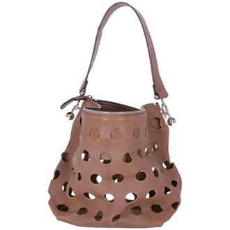 Marni Tweedehands leren schoudertassen - Dames - Vintage Schoudertas - Bruin - ONE Size - Vintage