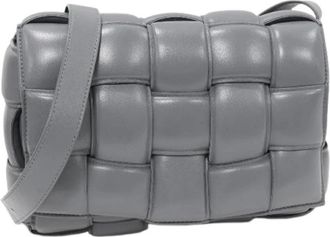 Bottega Veneta Pre-owned borse di pelle a tracolla - - Pre-owned - Donna - Grigio - ONE SIZE