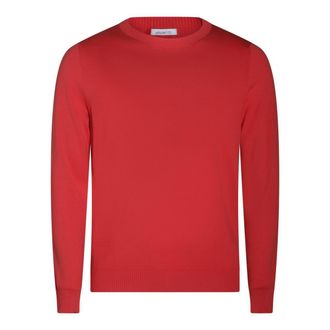 Malo Red Cotton Knitwear