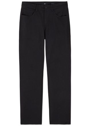 7 For All Mankind The Straight Jersey Trousers - Black - 38 (W38 / Xxl)