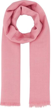 Alexander McQueen Roze Wollen Blend Foulard Sjaal - Dames - Wintersjaals - Roze - ONE Size - Wol - Accessoires