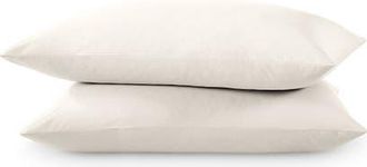 Bare Home 400 Thread Count Organic Cotton Sateen Pillowcase Set in French Beige at Nordstrom, Size Standard