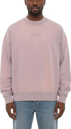 Off-white Light Purple Crew Neck Sweatshirt