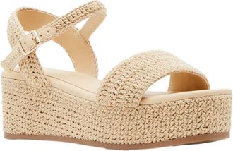 Madden Girl Julian-C Platform Natural Raffia JULI06J1NAT Womens