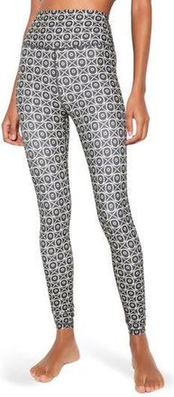 Spiritual Gangster Mystic Eye Lotus 7/8 NirvanaTech Leggings in Ash at Nordstrom Rack, Size X-Large