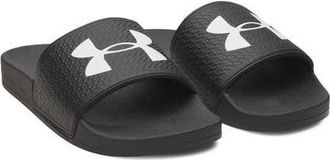 Under Armour UA ARMR Slide Sandal in Black/black/white at Nordstrom, Size 10