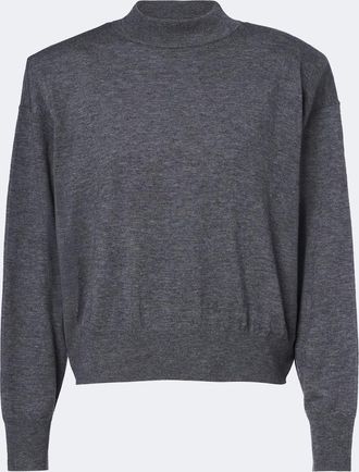 Frankie Shop Jersey Rue en mezcla de lana con cuello alto