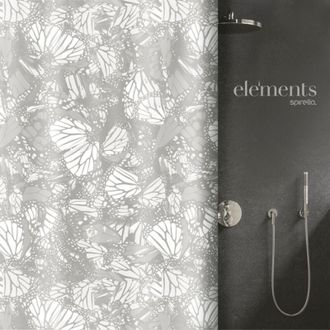 Spirella Spirella - Cortina De Ducha Poli&eacute;ster Nova 180x180cm Gris Elements De