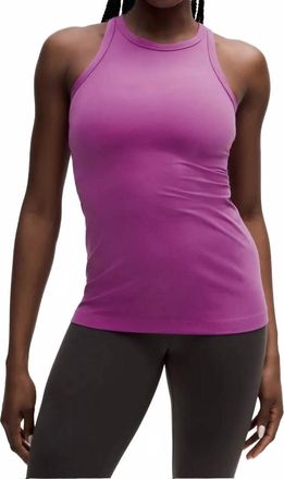 lululemon Align Hip-Length Racerback Tank In Magenta