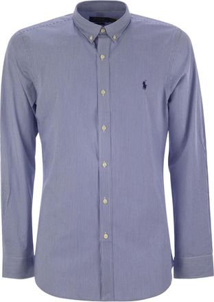 Polo Ralph Lauren Camicia a righe con bottoni - Blu