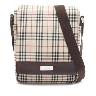 Burberry Pre-owned Burberry House Check Canvas Flap Crossbody Ladies G001QQMAP1X1JS2E