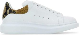 Alexander McQueen White Lace Up Sneakers